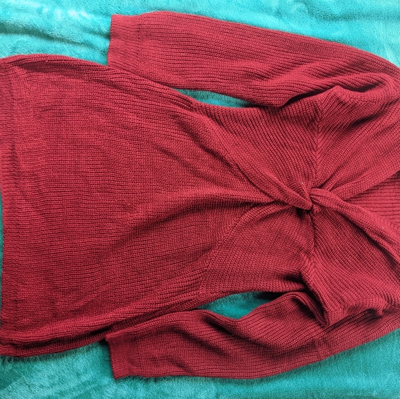 BURGUNDY Sweater dress NWT - Picture 3 of 5